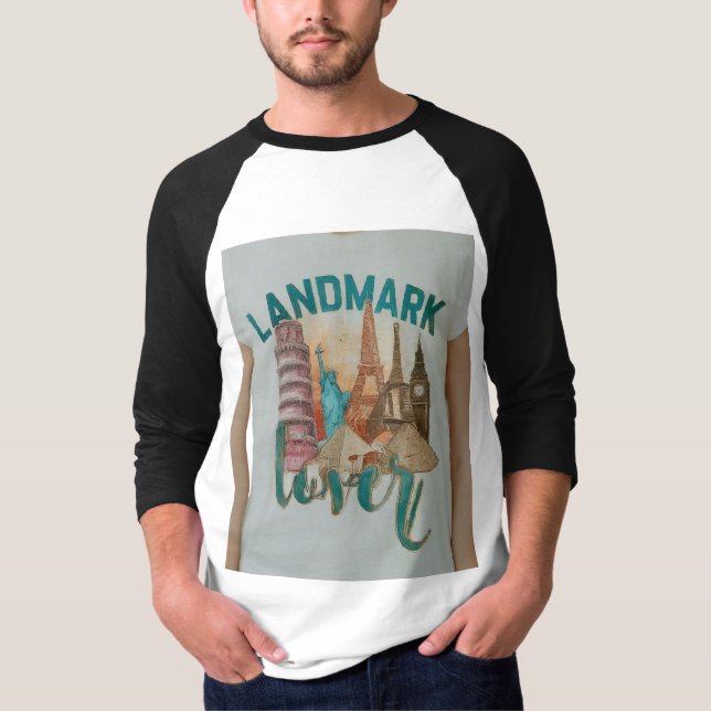Sehenswürdigkeit Lover T-Shirt (Vorderseite)