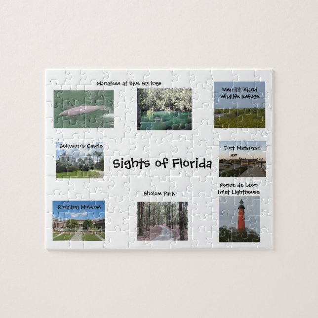 Sehenswürdigkeiten von Florida Puzzle (Horizontal)