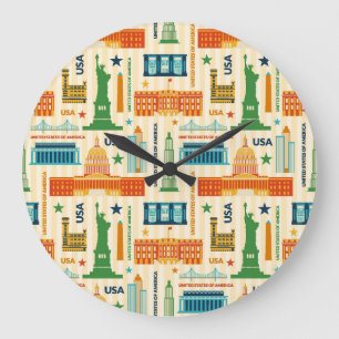 Sehenswürdigkeiten von USA Große Wanduhr