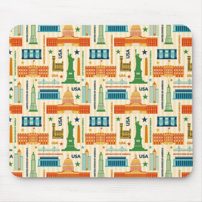 Sehenswürdigkeiten von USA Mousepad (Vorne)