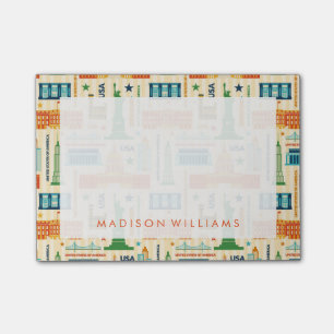 Sehenswürdigkeiten von USA Post-it Klebezettel