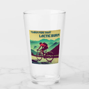 Sehne nach jenem Milchsäure-Brennen beim Radfahren Glas
