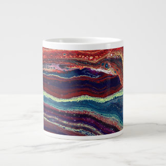 Sehnsucht Brennend 1 Farbiger Abstrakter Trinkbech Jumbo-Tasse