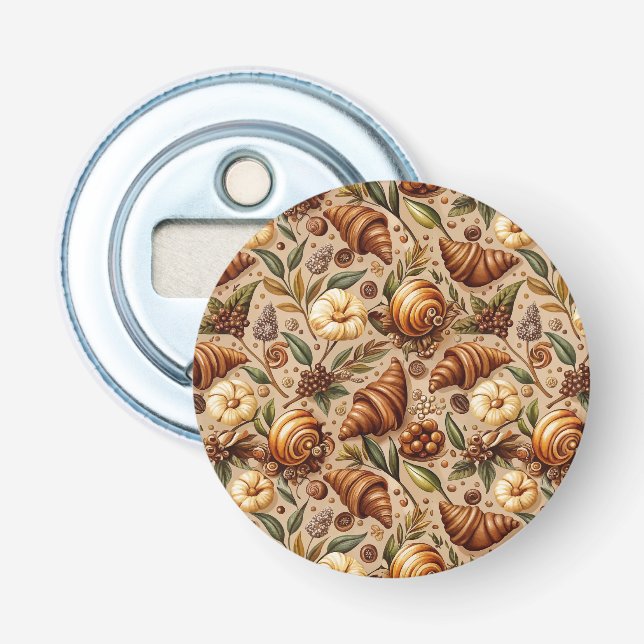 Sehnsucht nach Croissants  Flaschenöffner (Vorderseite)