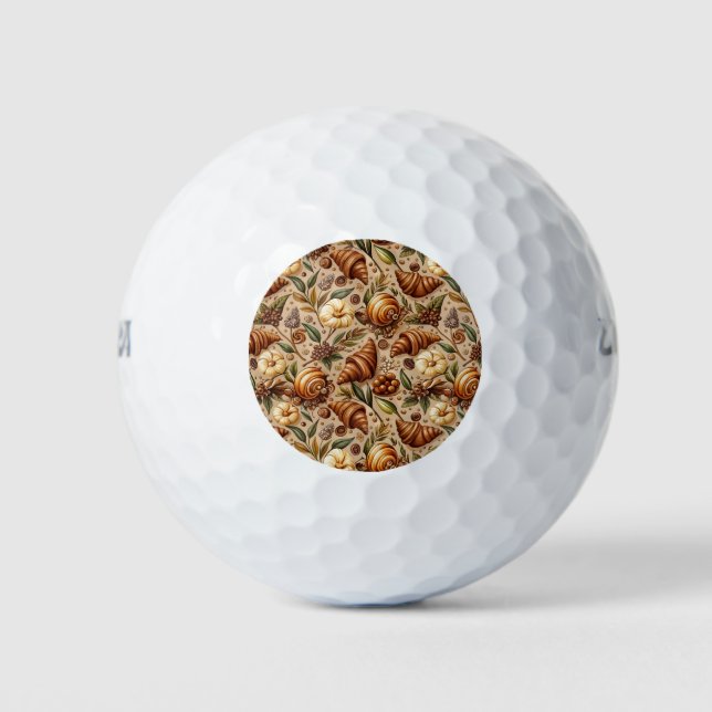 Sehnsucht nach Croissants  Golfball (Vorderseite)
