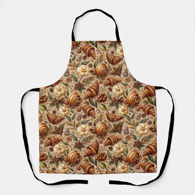 Sehnsucht nach Croissants  Schürze (Vorderseite)