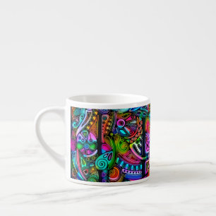 Sehr abstrakte Formen Art 10 Espressotasse