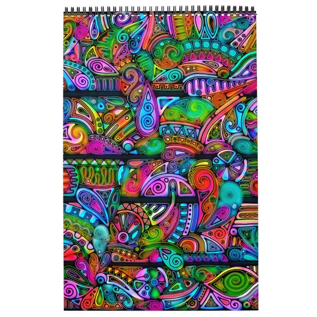 Sehr abstrakte Formen Art 10 Kalender (Titelbild)