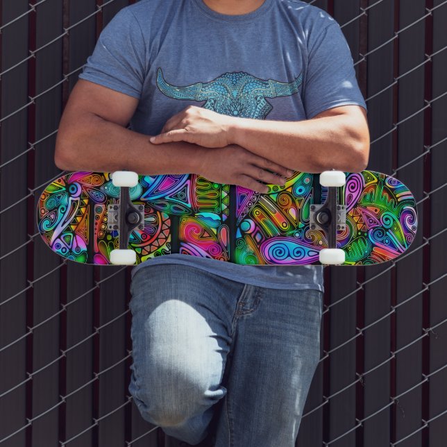 Sehr abstrakte Formen Art 10 Skateboard (Außenbereich 3)