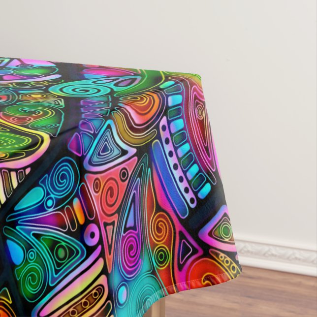 Sehr abstrakte Formen Art 10 Tischdecke (Beispiel)