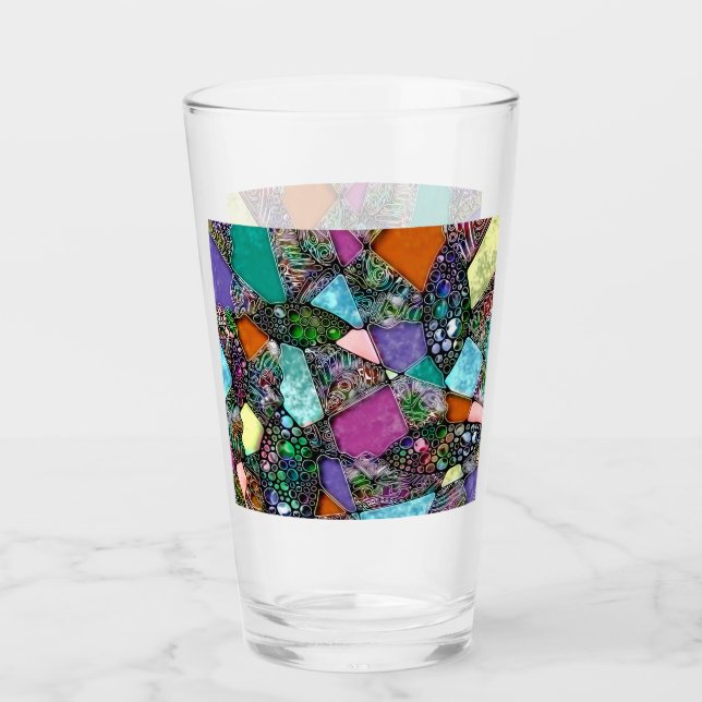 Sehr abstrakte Formen Art 11 Glas (Vorderseite)