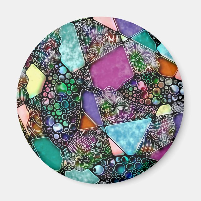 Sehr abstrakte Formen Art 11 Magnet (Vorne)