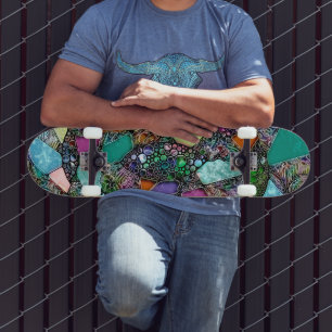 Sehr abstrakte Formen Art 11 Skateboard