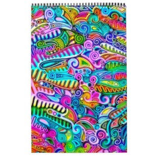 Sehr abstrakte Formen Art 2 Kalender