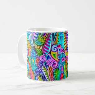 Sehr abstrakte Formen Art 9 Kaffeetasse