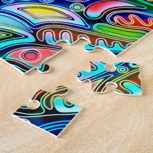 Sehr abstrakte Formen Art 9 Puzzle (Seite)