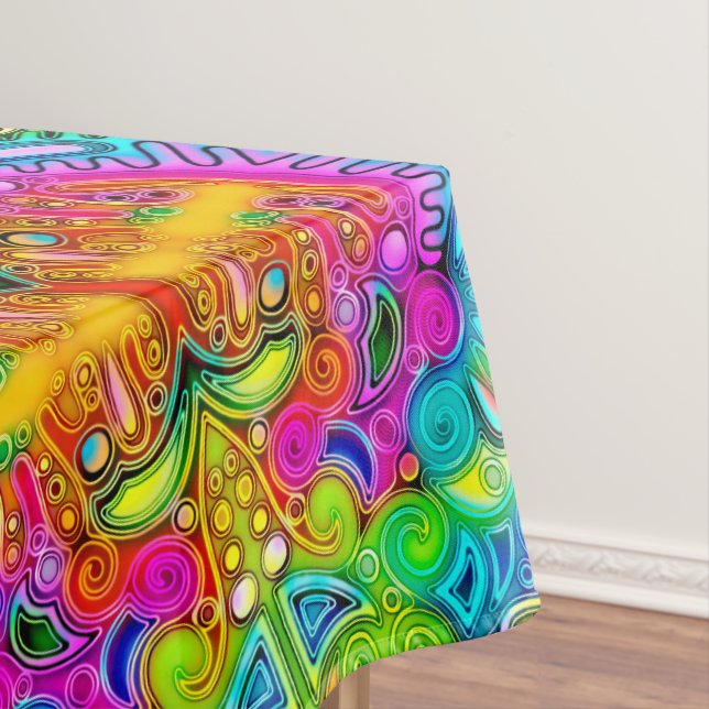 Sehr abstrakte Formen Art 9 Tischdecke (Beispiel)