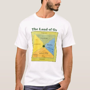 Sehr alte Karte von Unze (Front) T-Shirt
