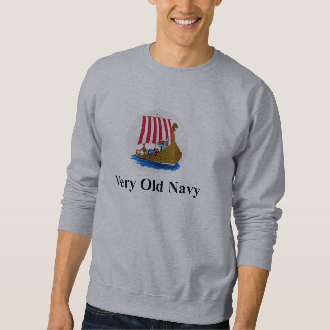Sehr alte Marine Sweatshirt (Vorderseite)