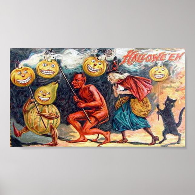 Sehr Beängstigend Halloween Poster (Vorne)