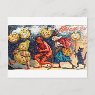 Sehr Beängstigend Halloween Postkarte