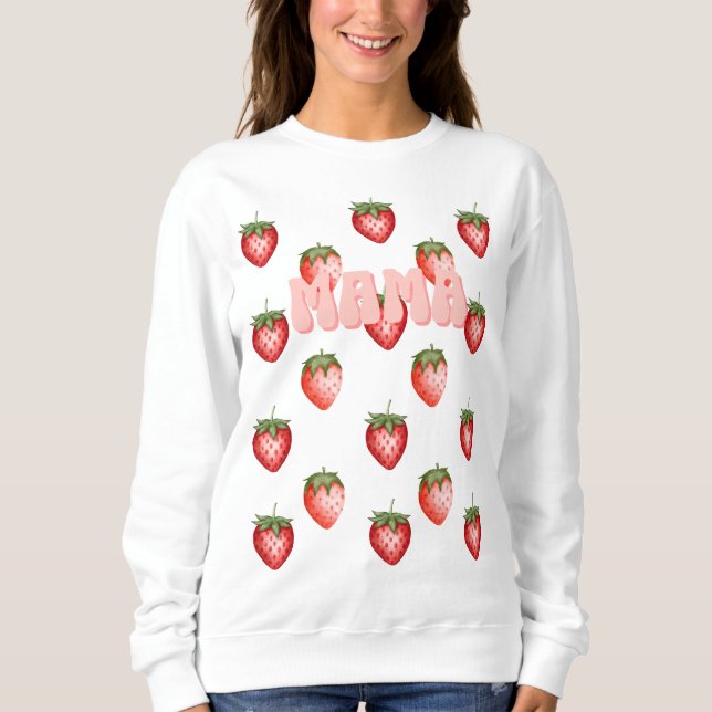 Sehr berry Crew Sweatshirt (Vorderseite)