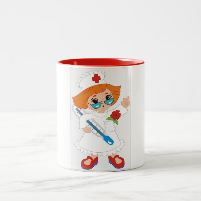 SEHR BESONDERES **NURSE'S** ZWEIFARBIGE TASSE (Mittel)