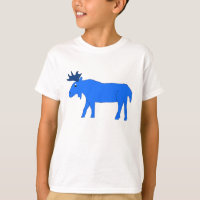 Sehr blaues Elchkleid