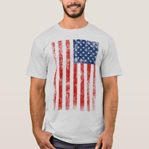 Sehr Cool beängstigende amerikanische Flagge T-Shirt
