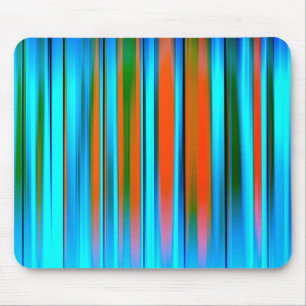Sehr Cool, modern, mehrfarbig gestreift Mousepad