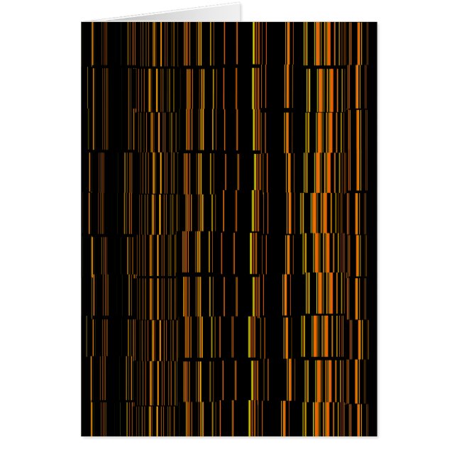 Sehr Cool, modern, orange gestreift (Vorne)