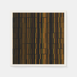 Sehr Cool, modern, orange gestreift Serviette