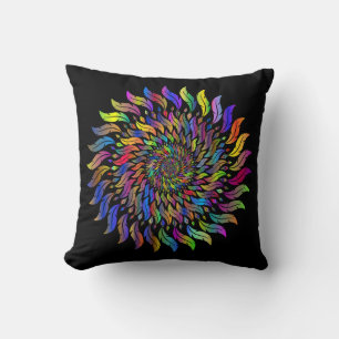 Sehr Cool und farbenfroh Mandala Kissen