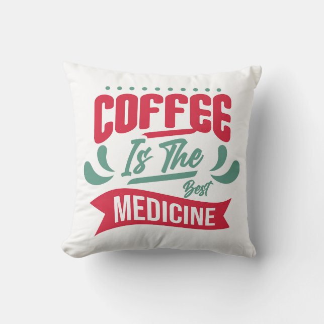 Sehr cool und süßer Kaffee oder Java Kissen (Vorderseite)