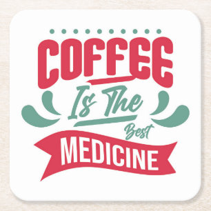 Sehr Cool und Süßer Kaffee oder Java Rechteckiger Pappuntersetzer