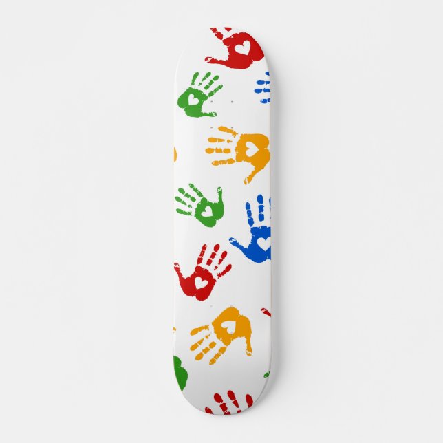 Sehr Coole Abstrakte Formen Skateboard (Vorne)