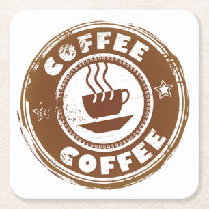 Sehr coole abstrakte Kaffeedesign-Unterlegset Rechteckiger Pappuntersetzer