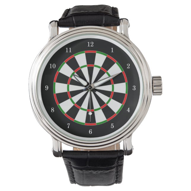 Sehr Coole Dart Board Armbanduhr (Vorderseite)