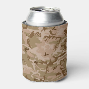 Sehr coole Militär Style Wüstenbraun Camo Dosenkühler