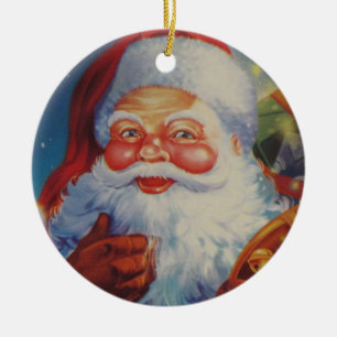 Sehr Coole Santa Claus Keramikornament