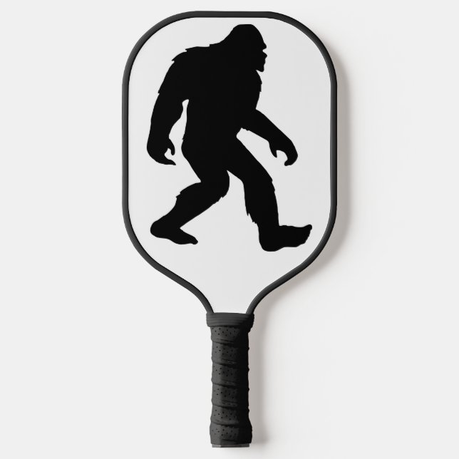 Sehr Coole Sasquatch Bigfoot Silhouette Pickleball Schläger (Vorderseite)