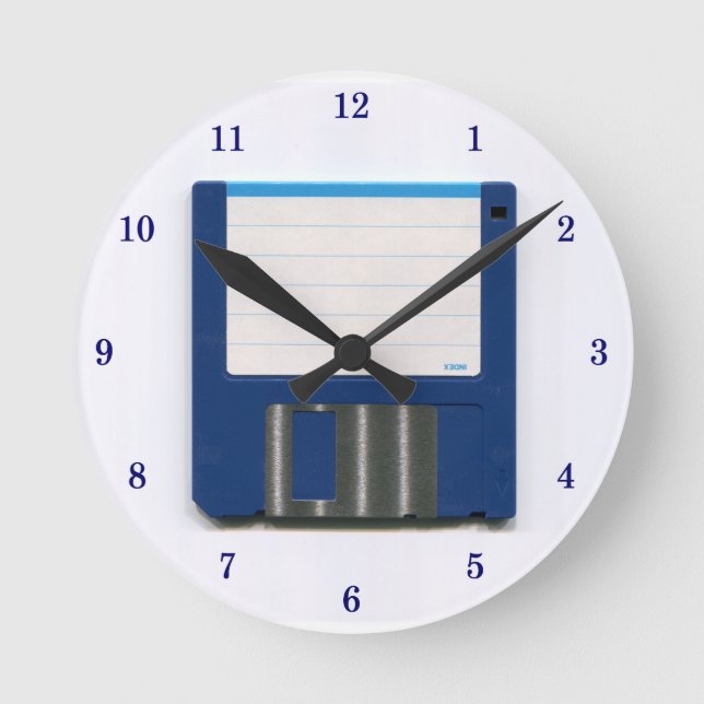 Sehr Coole Uhr der Diskettenlaufwerkwand (Vorderseite)