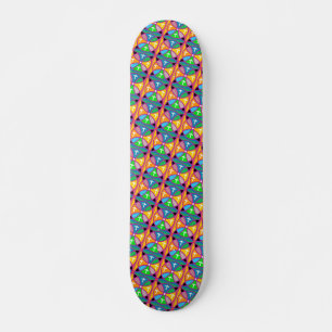 Sehr Coole und farbenfrohe Formen Skateboard