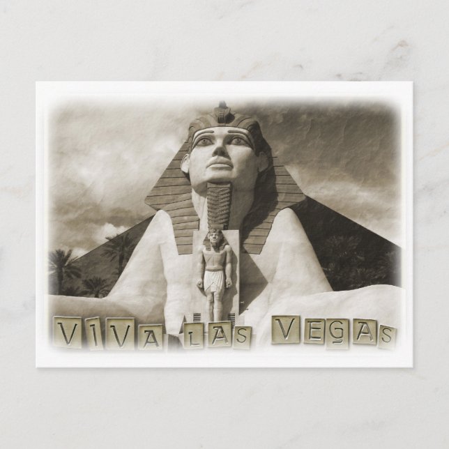 Sehr coole Vintage Art-Las- Vegaspostkarte! Postkarte (Vorderseite)