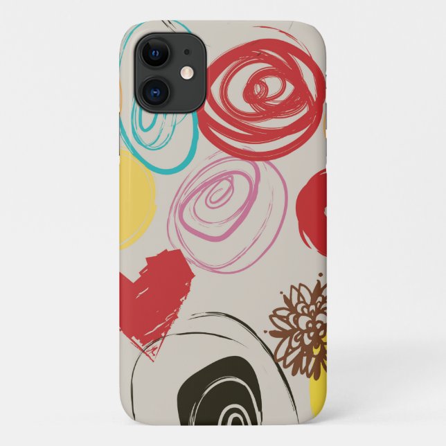 Sehr Cooler Abstrakter Scribble iPhone-Fall Case-Mate iPhone Hülle (Rückseite)