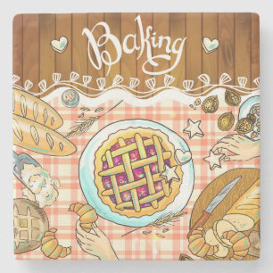 Sehr Cooler Backkuchen Stone Untersetzer