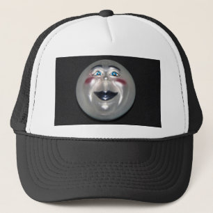 Sehr Cooler Mann auf dem Mond Truckerkappe