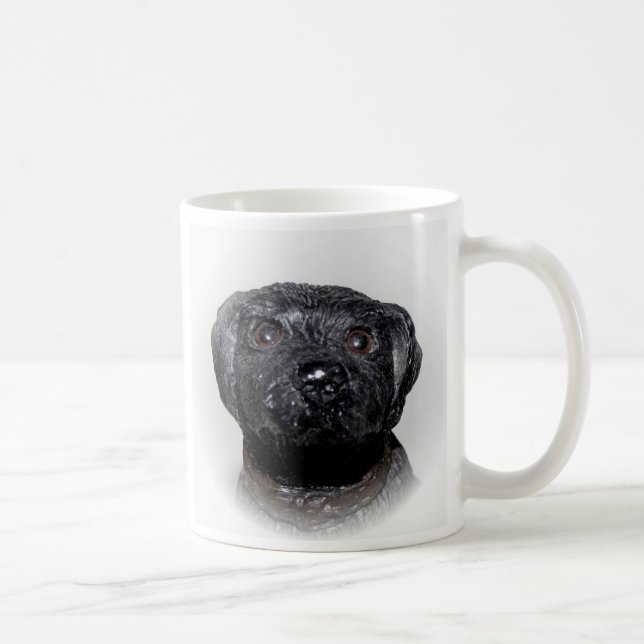 Sehr Cooler Schwarzer Labrador Retriever Kaffeetasse (Rechts)