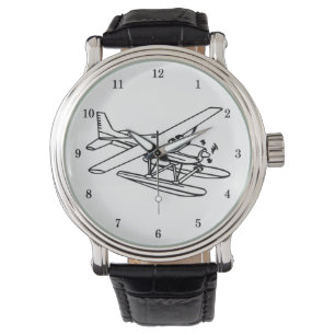Sehr Cooles Flugzeug mit Armüberwachung Armbanduhr