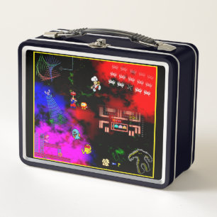 Sehr Cooles klassisches Arcade Metal Lunch Box